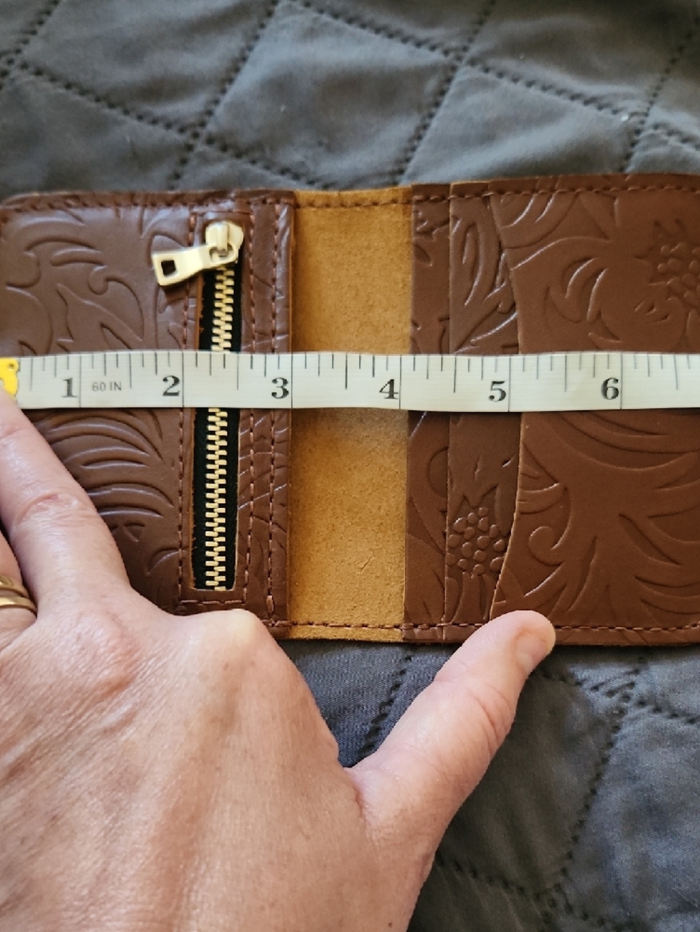 Portland Leather Goods Koala Embossed Leather Bag with Matching Wallet - Picture 15 of 15